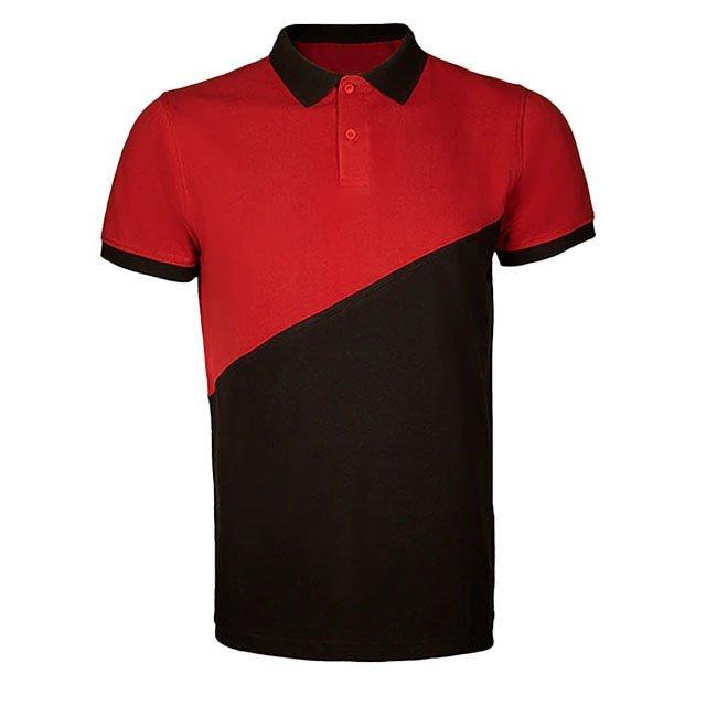 Polo Shirts Red Black