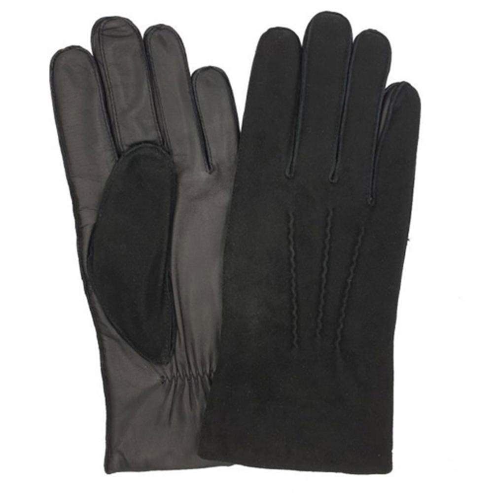 Men’s Fashion Leather Gloves Grey