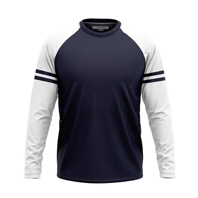 Sleeve Shirts White Blue