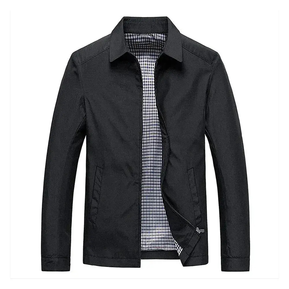 Casual Jacket Black Ckeck