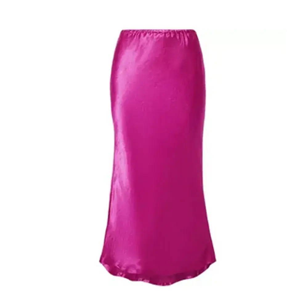 Leather Skirt Pink