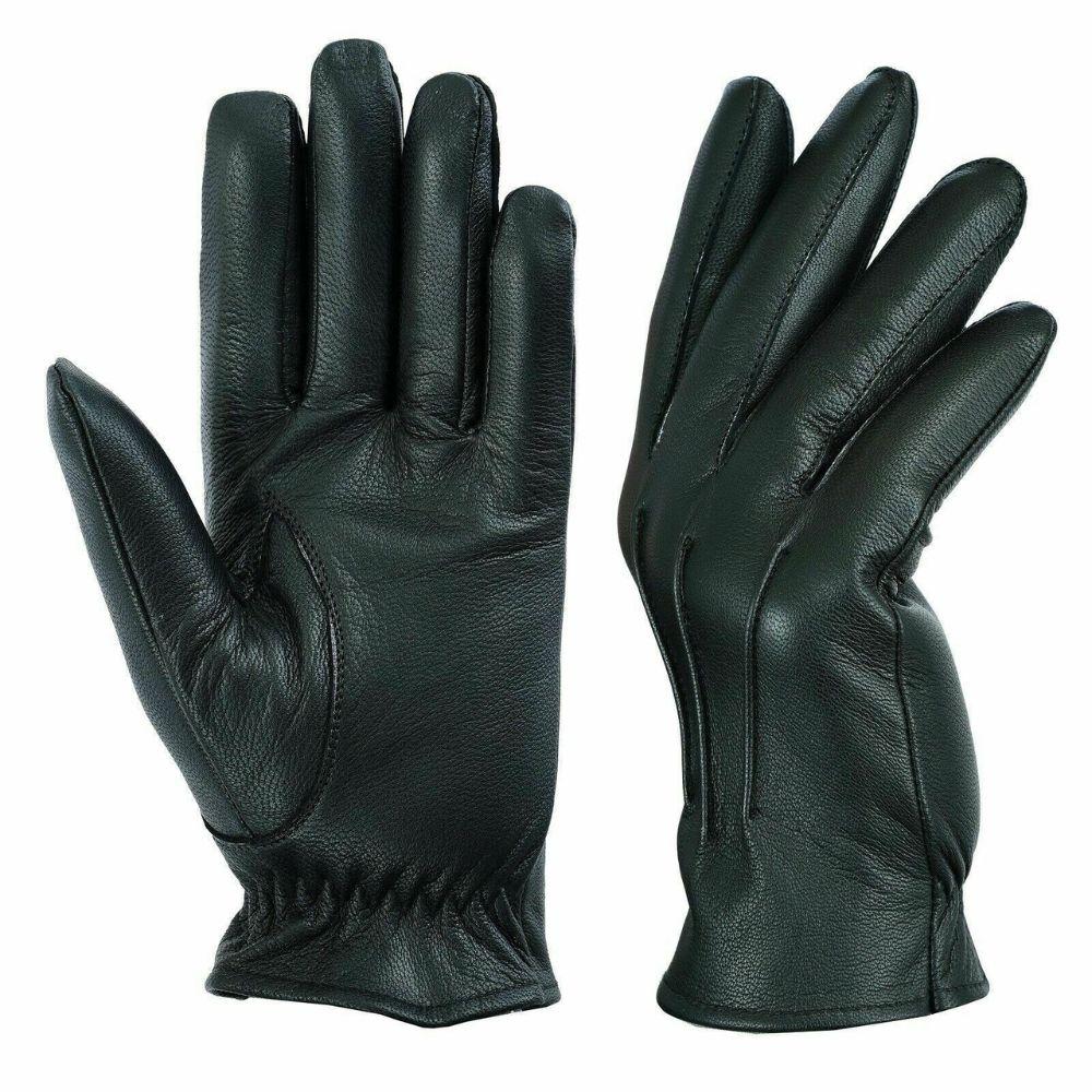 Genuine Leather Gloves Green