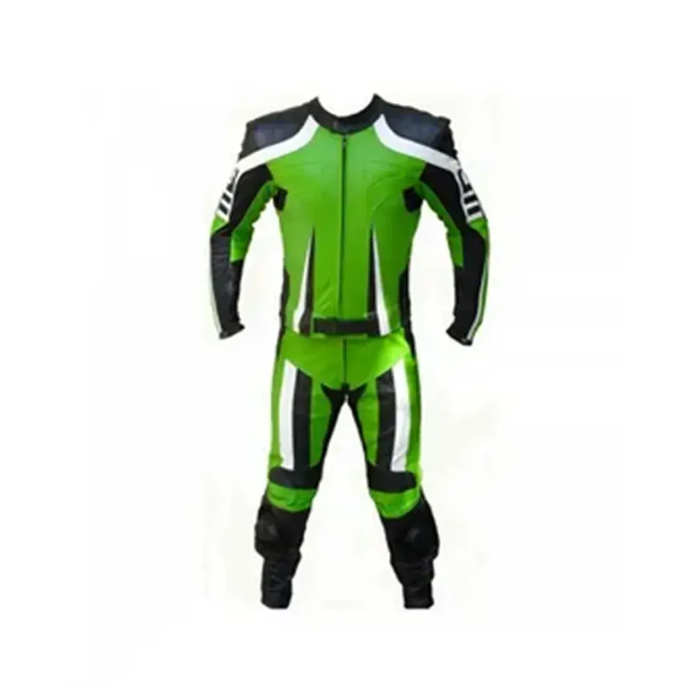 Leather Suit Dark Green