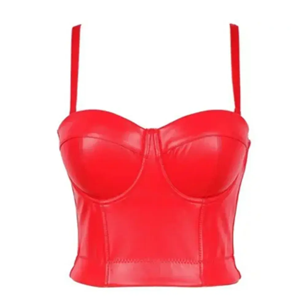 Leather Top Red