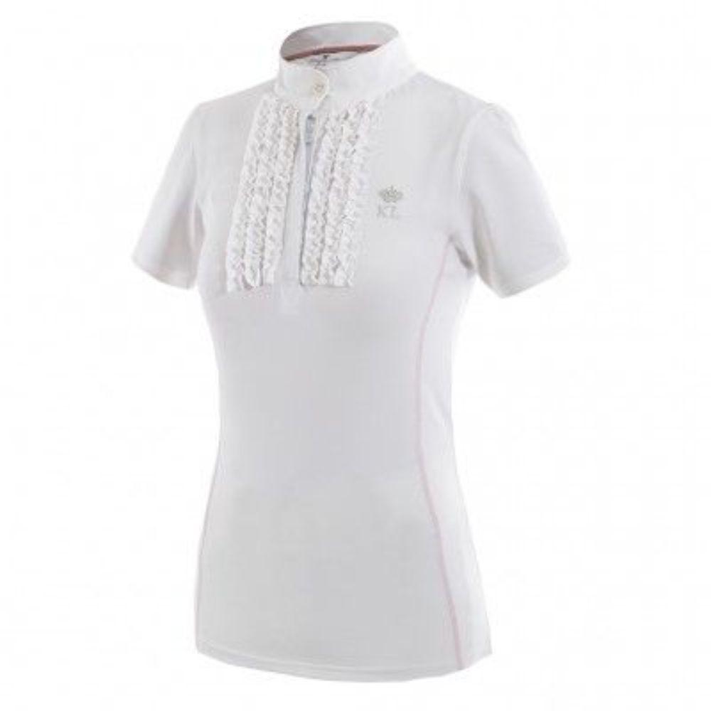 Custom Equestrian Show Shirts White