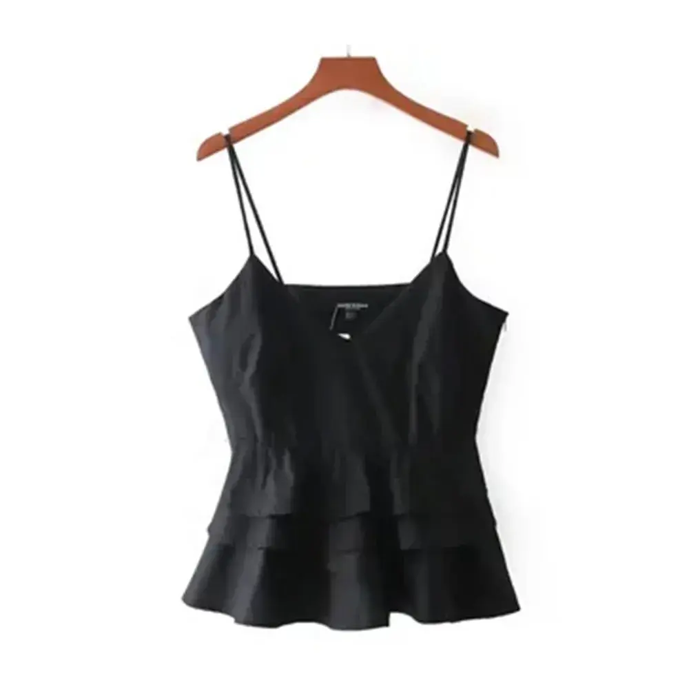 Leather Top Dark Black