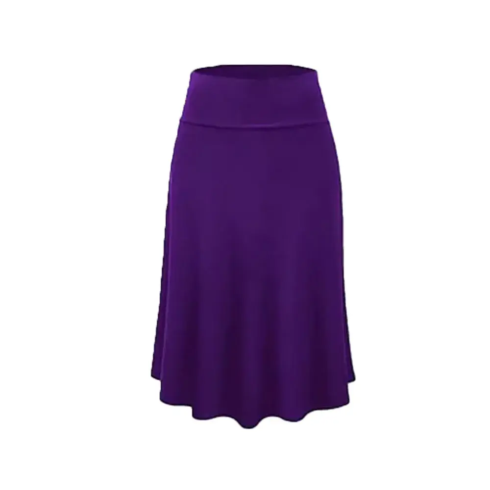 Leather Skirt Purple